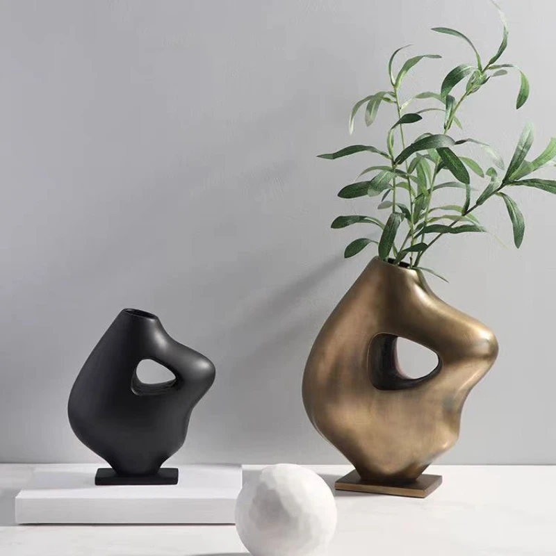 Irregular Abstract Flower Ornament Model Room Hotel Living Room Study Home Soft Decoration