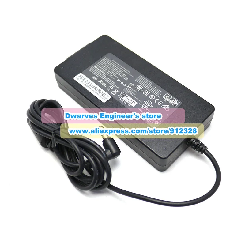 Imagem -03 - Carregador Fino Genuíno do Adaptador da C.a. Fsp180-ajbn3 Mag15 Evoo Eg-lp5-bk Zeus 17r Tongfang Xne15e19 19.5v 9.23a 180w