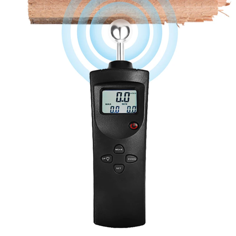 Handheld Digital Moisture Meter for Grains Wood Concrete High Precision Professional Portable Humidity Tester Measurement