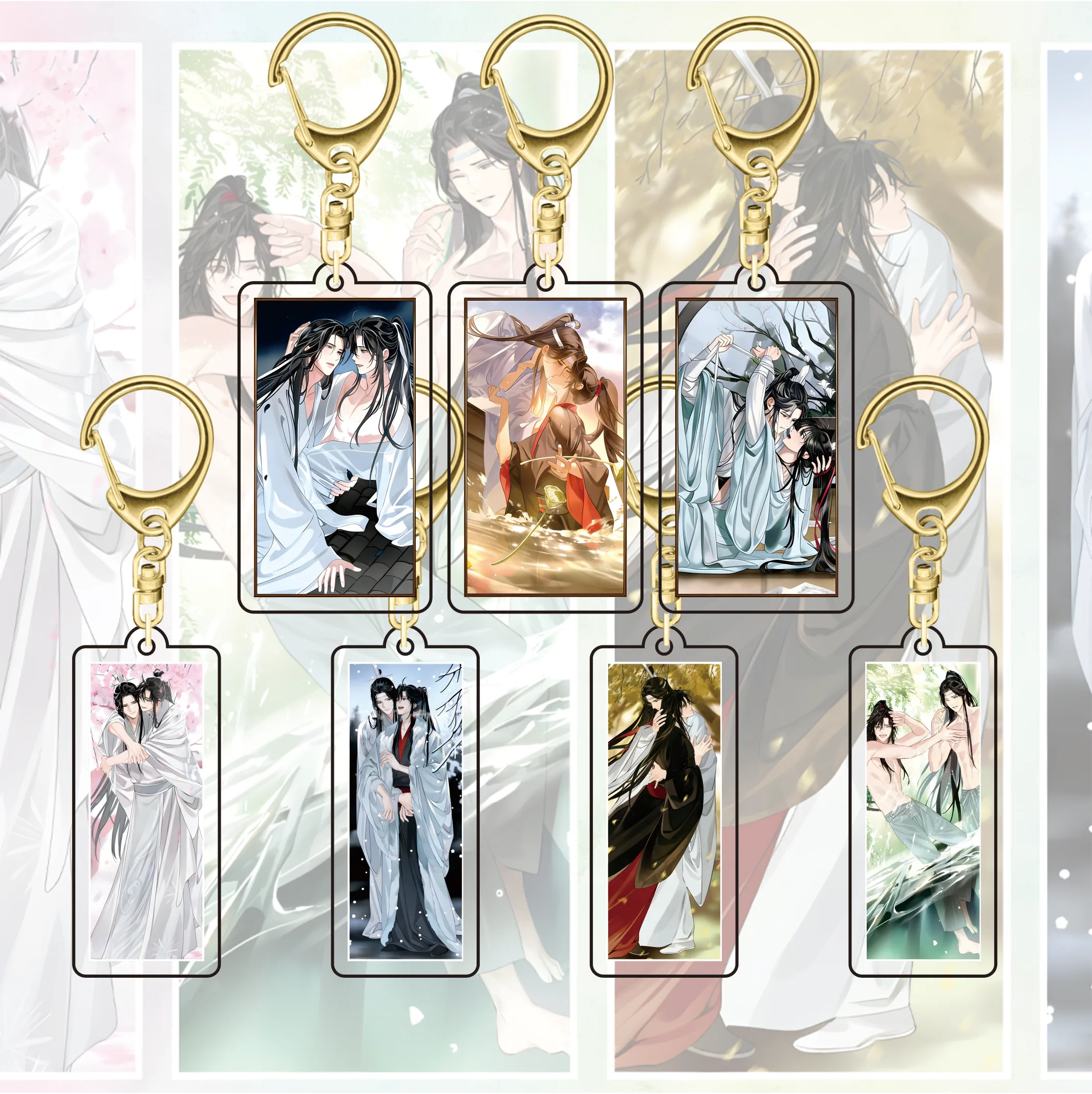 BL New KeychiAnime Mo Dao Zu Shi Magic Dao Patriarch final season Acrylic stand Wei Wuxian Lan Wangji Toy for Desktop Decor Gift