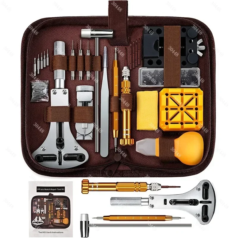 Watch Repair Tool Kit 149-Piece Set Disassembly and Battery Replacement Tools - view 5