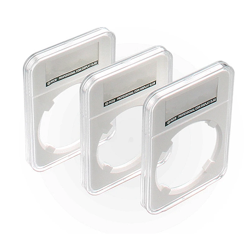 PCCB Coin Holder Transparent Plastic Coin Holder PCCB Professional Coin Display Slab Grade 40mm PCGS Diameter NGC Storage Case