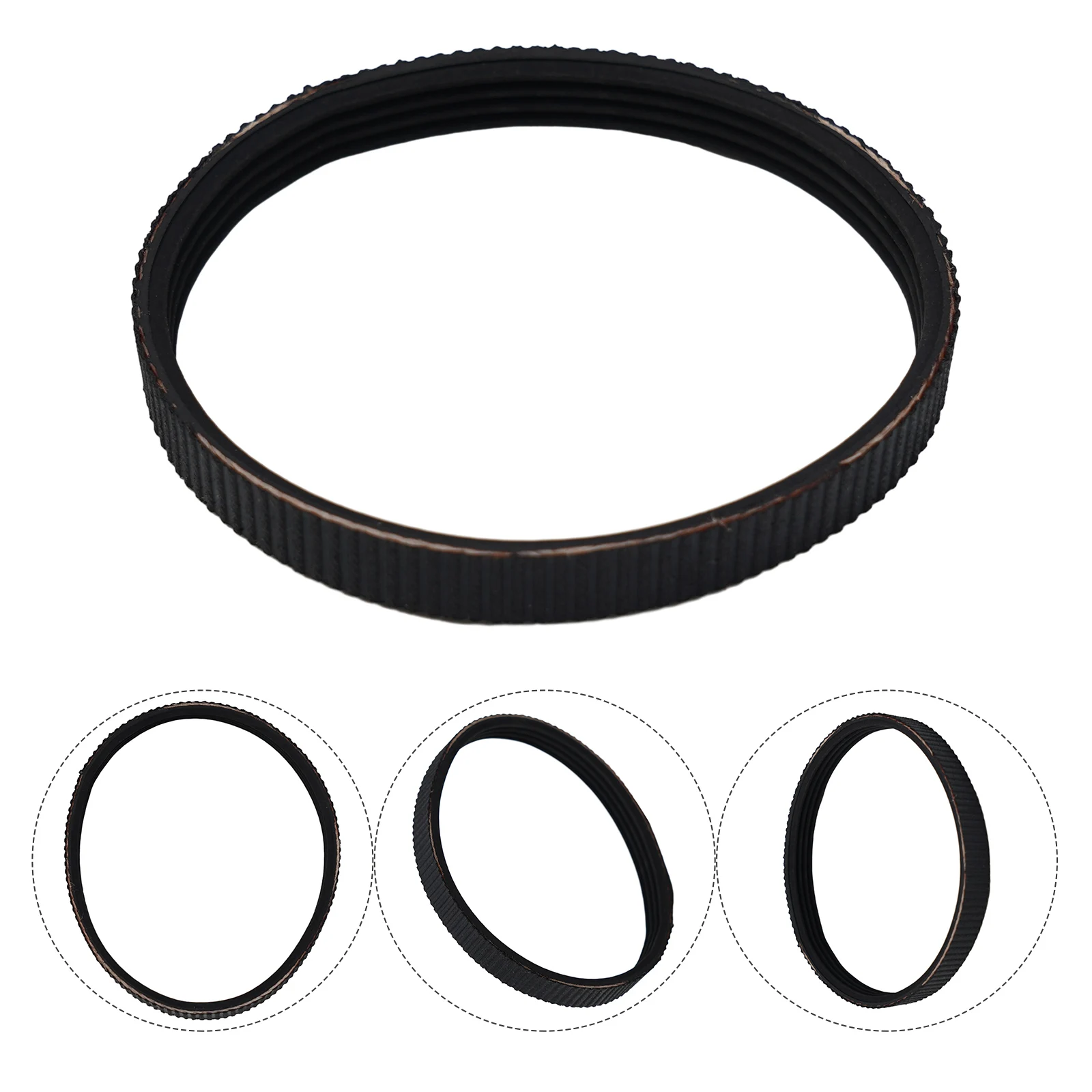 Reliable Black Rubber Drive Belt for Electric Planer Smooth Transmission Heat Resistance for 1900B 2250077 N1923B