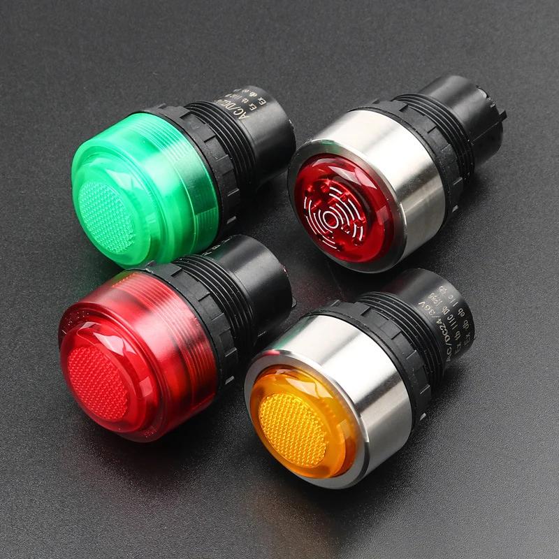 ABILKEEN BD8030 30MM LED Explosion-Proof Indicator Light/Buzzer 24V/36V/220V/380V Industrial Signal Pilot Light/Warning Buzzer