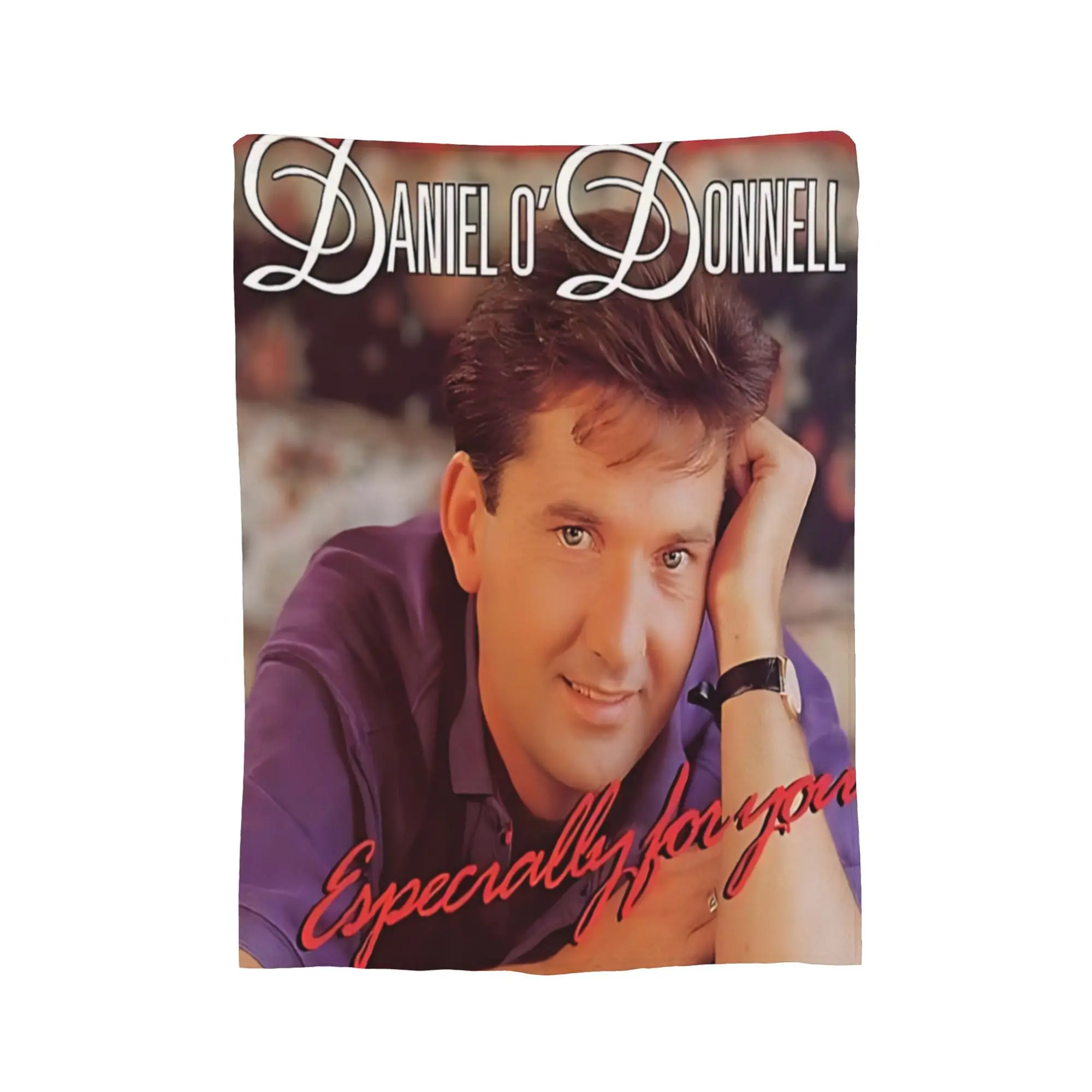 Customize Daniel O'Donnell Album Cover Flannel Blanket | Comfortable And Eye-Catching, Ideal For Living Room, Office, Home, And