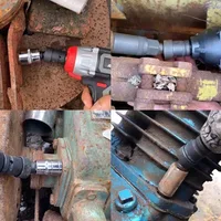 360° 90° Swivel Air Cannon Adapter Universal Pneumatic Socket Joint for Impact Wrenches Drills Industrial Tools 6
