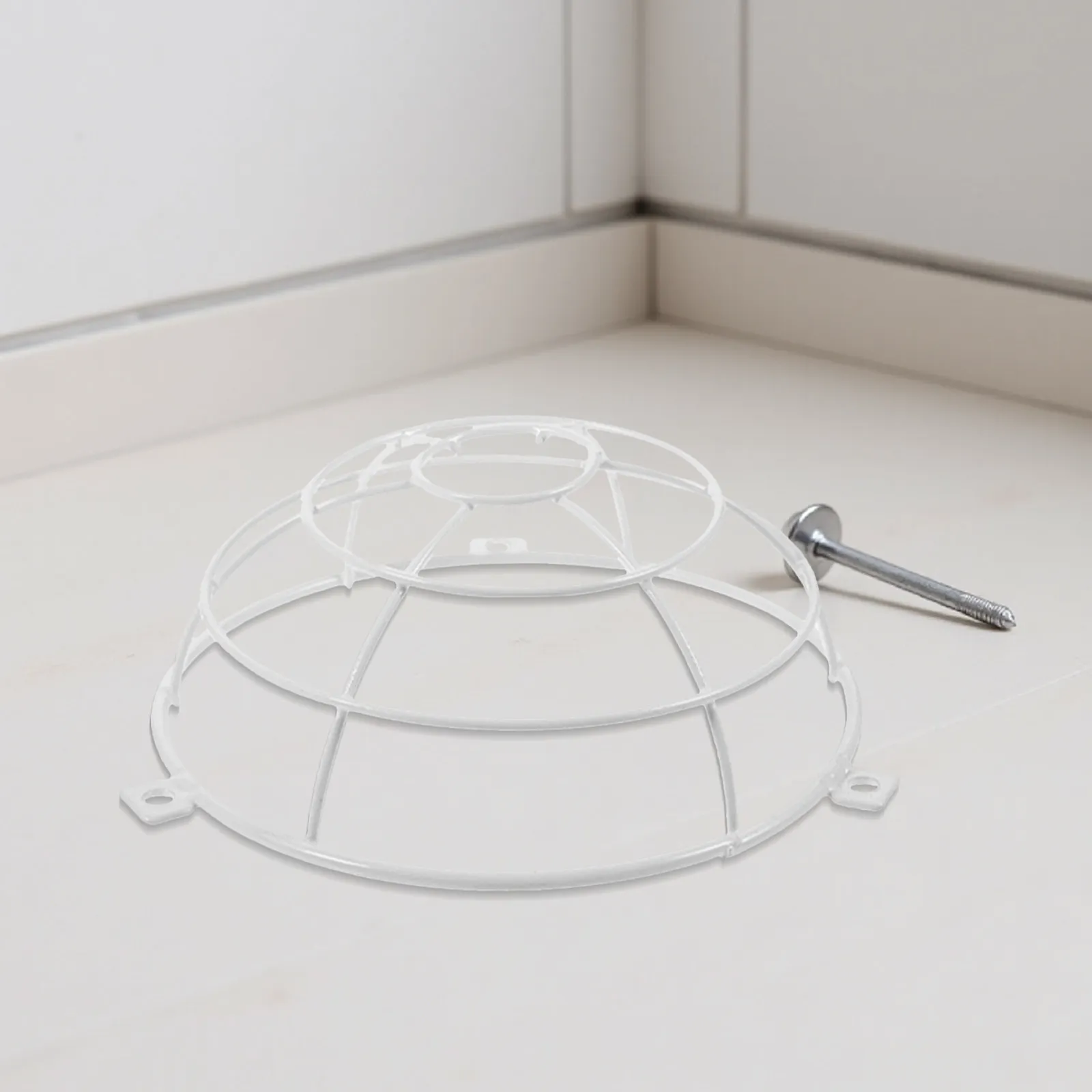 

3Pcs Fire Sprinkler Head Cover Stainless Protector Easy Install Fire Sprinkler Head Cage Ceiling Cover for Safety