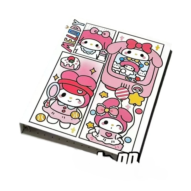 

Kuromi Melody Cinnamoroll Card Book Cartoon Loose-leaf Sigongge High Value Super Hard Beautiful Shell Card Storage Boy Girl Gift