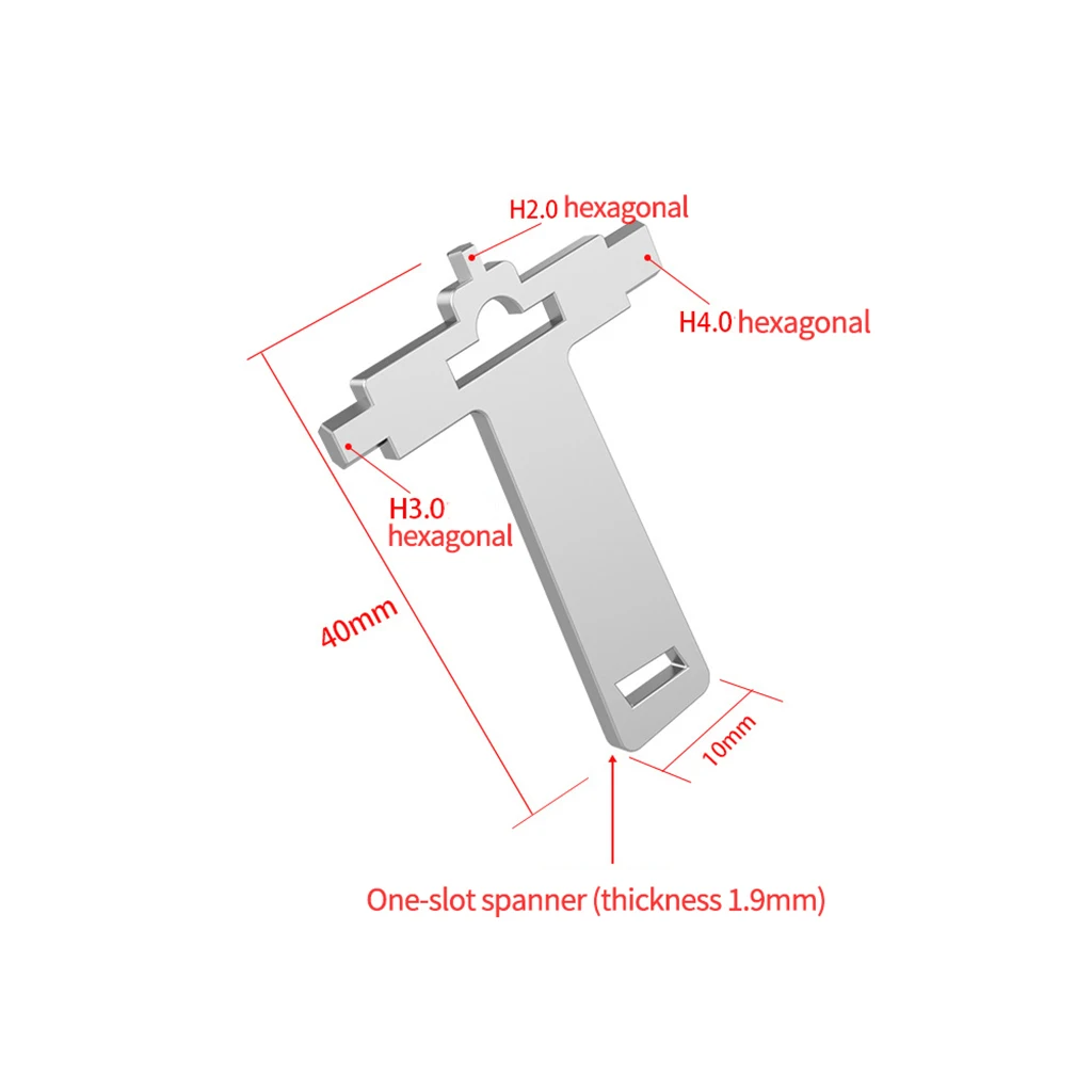 Universal DSLR Camera Rig Screw Flat Wrench Tool for Quick Release L Bracket Screwdriver Hexagonal Hex 2.0 3.0 4.0 Key Wrenches