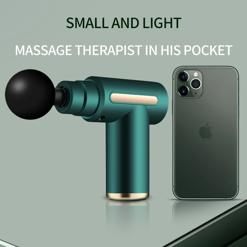 

2023 NEW Mini Massage Gun High Frequency Muscle Tissue Pain Relief Tension Exercise Body Massager Gun Portable Fitness Equipment