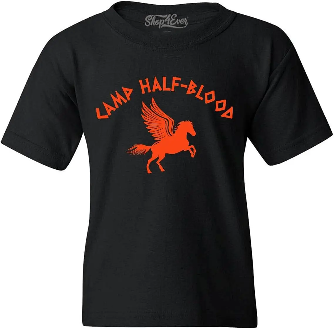 shop4ever Camp Half Blood Orange Youth's T-Shirt Demigods Kids Child Tee Shirts