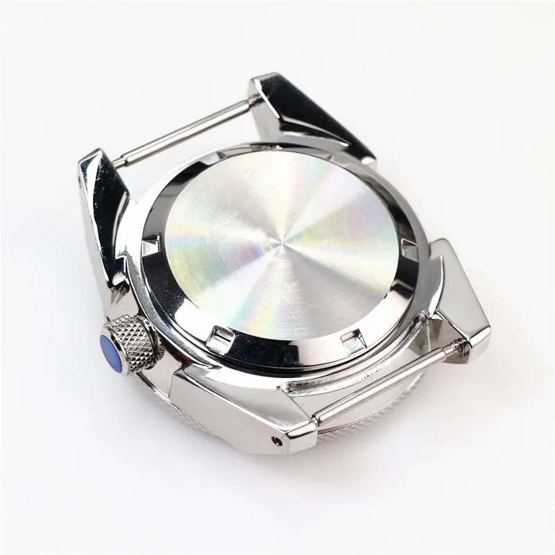 Yacht Design 43mm 316L Steel Watch Case Ceramics Insert Bezel Sapphire Glass 10ATM Waterproof for NH35/NH36 Movement seiko mod