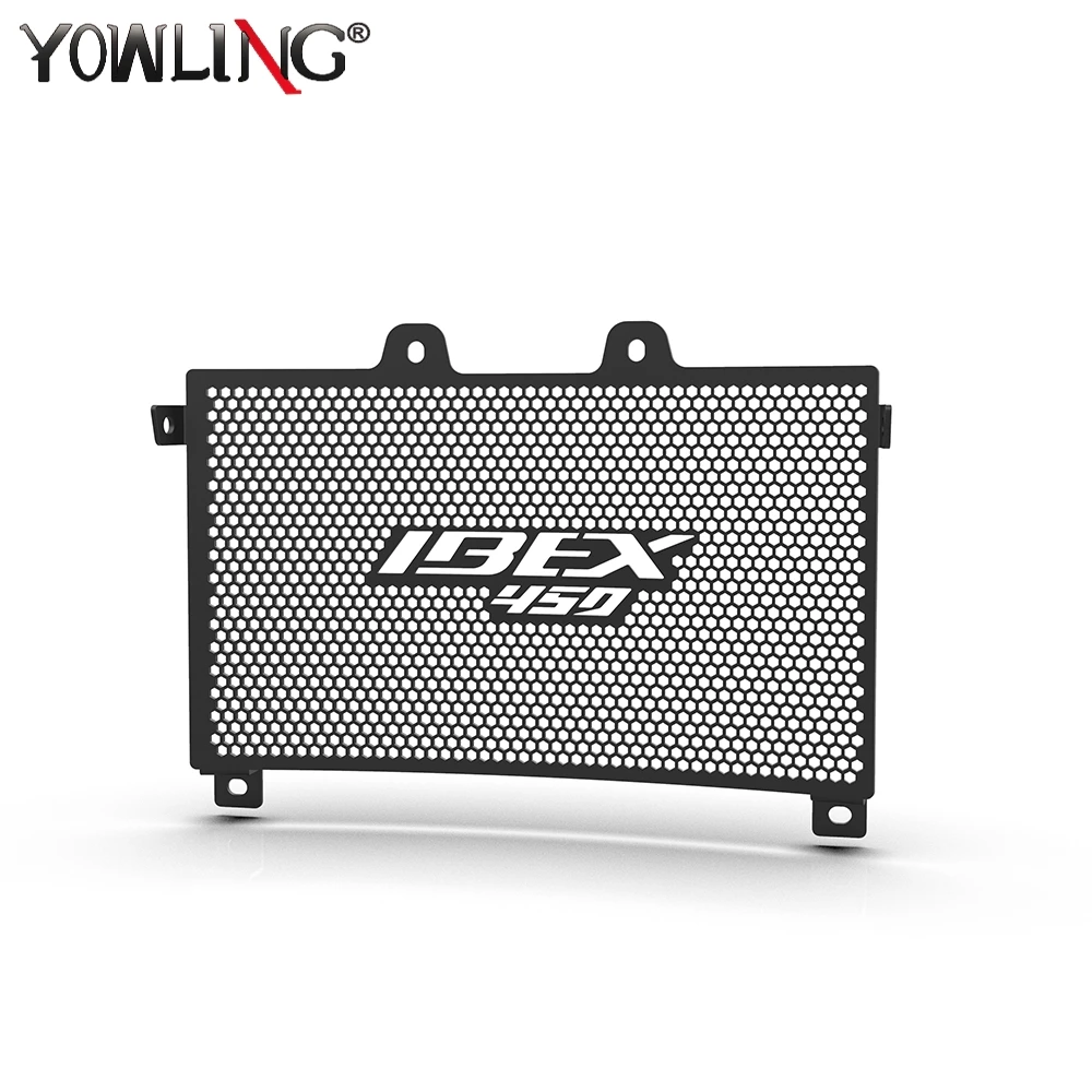 ل CFMOTO CF MOTO 450 MT 450MT 2024-2025-2026 دراجة نارية الألومنيوم الجانب المبرد الحرس غطاء مصبغة حماية IBEX 450 IBEX450