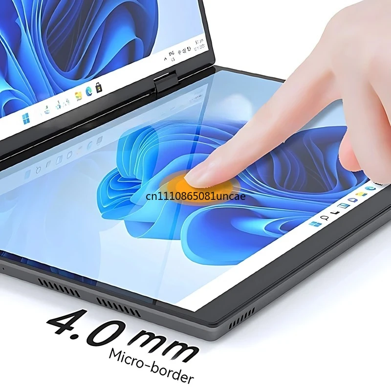 Novo Laptop com Tela Dupla de 10.5 + 10.5 Polegadas, Barato, Laptop YOGA 360 Flip Portátil com Windows 11 para Escritório e Negócios