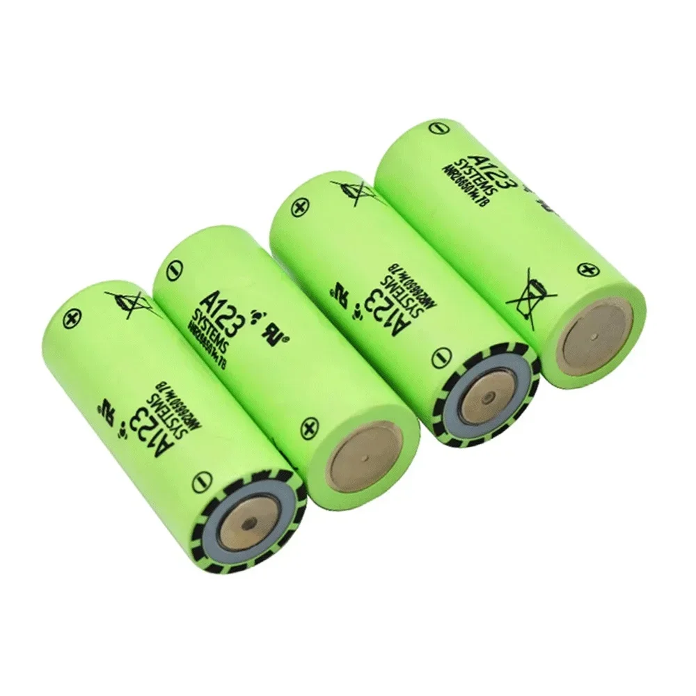 Baterai isi ulang M1B 3.7 mah A123 2500 v 26650 mah sel keluaran tinggi Li-ion