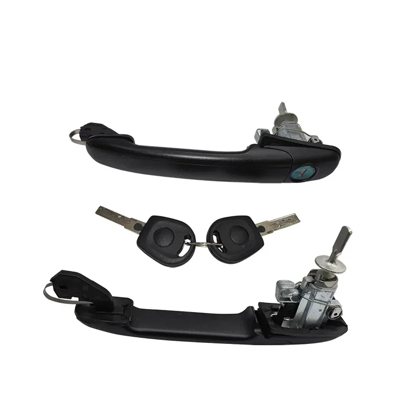 6K0837205 6K0837206 FRONT LEFT RIGHT DOOR HANDLE WITH LOCK BARREL FOR FORD GALAXY 1995-2006 33MM PIN LENGTH