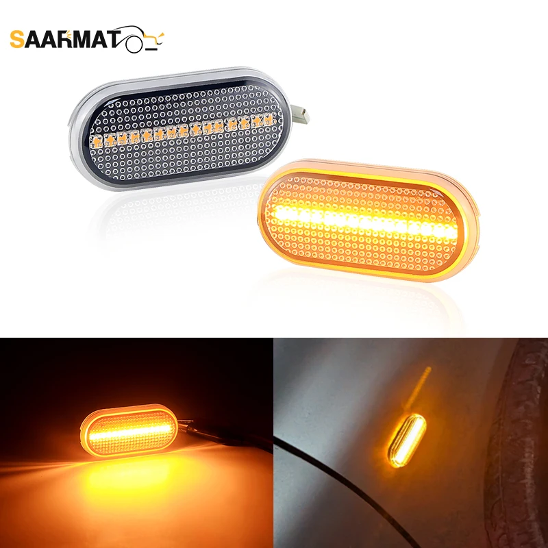 2pcs Sequential LED Side Markers Turn Signal Blinker for Nissan 350Z Z33 Navara Qashqai J10 Tiida C11 Pathfinder R51 Micra