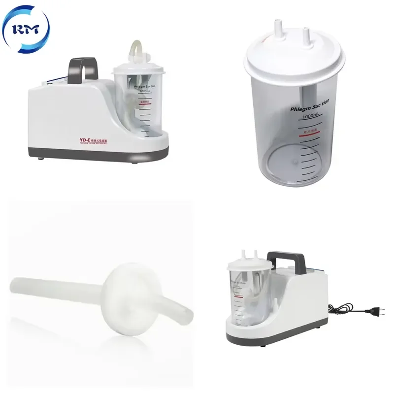 Portable Electric Saliva Aspirator with Bottle