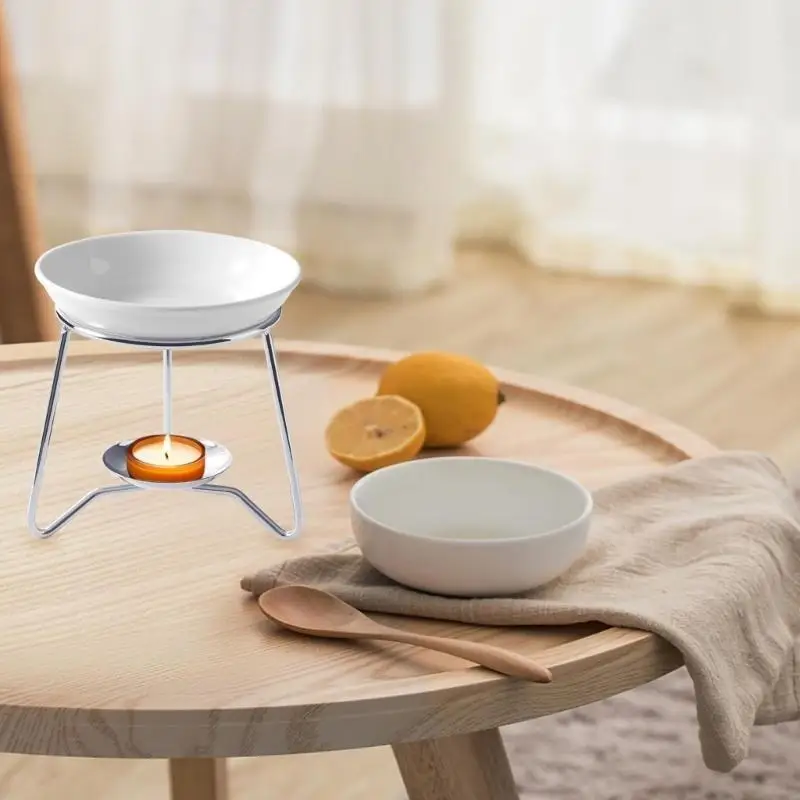 37ME Ceramics Wax Melt Warmer Essential Oil Burners Scented Diffuser Tealight Holder for Aromatherapies and Home Decoration - view 5