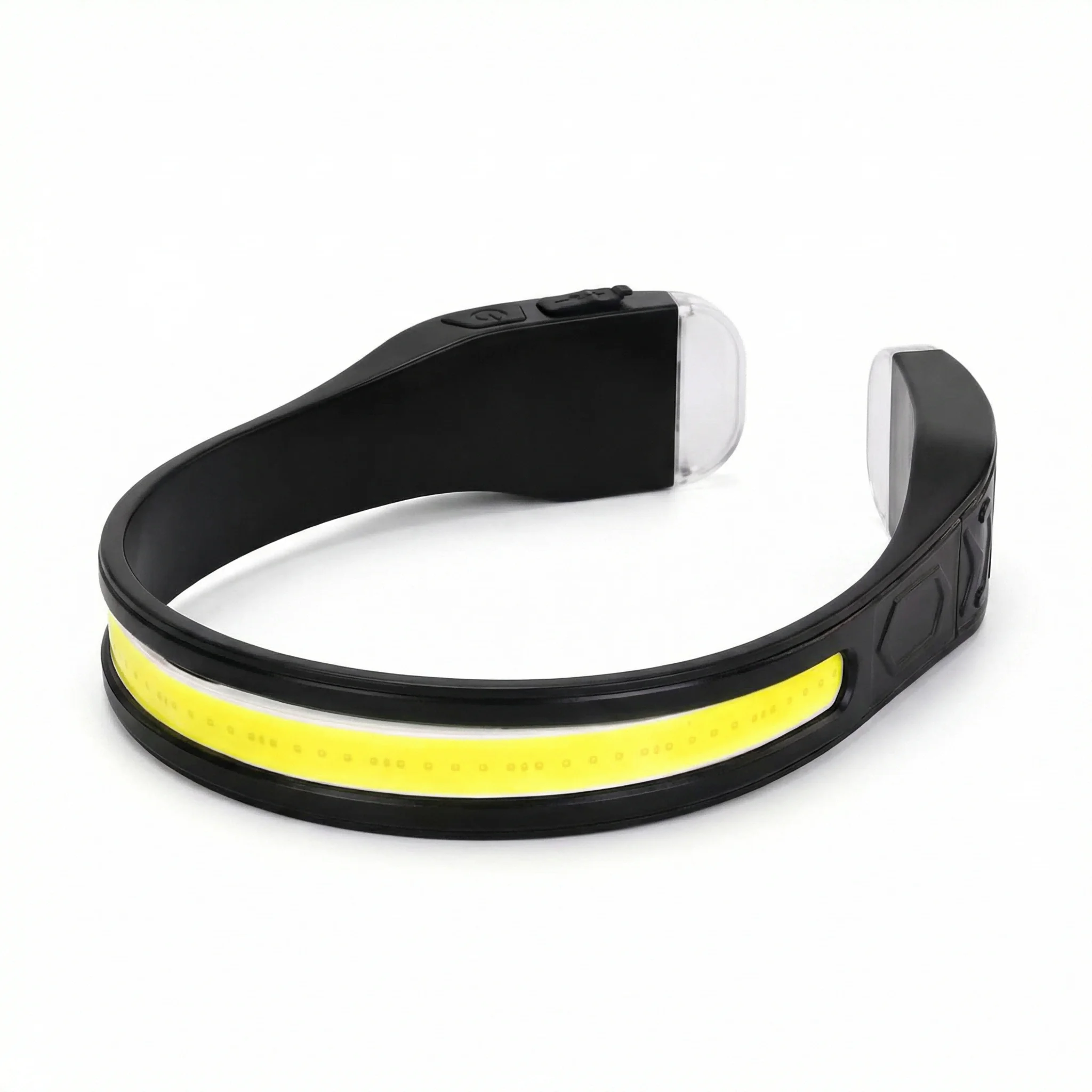 COB SMD Full Vision Head Lamps Torch 3.7V 1200mah Headlight Waterproof Type C Outdoor Camping LED Headlamp With 3 Flashing Mode