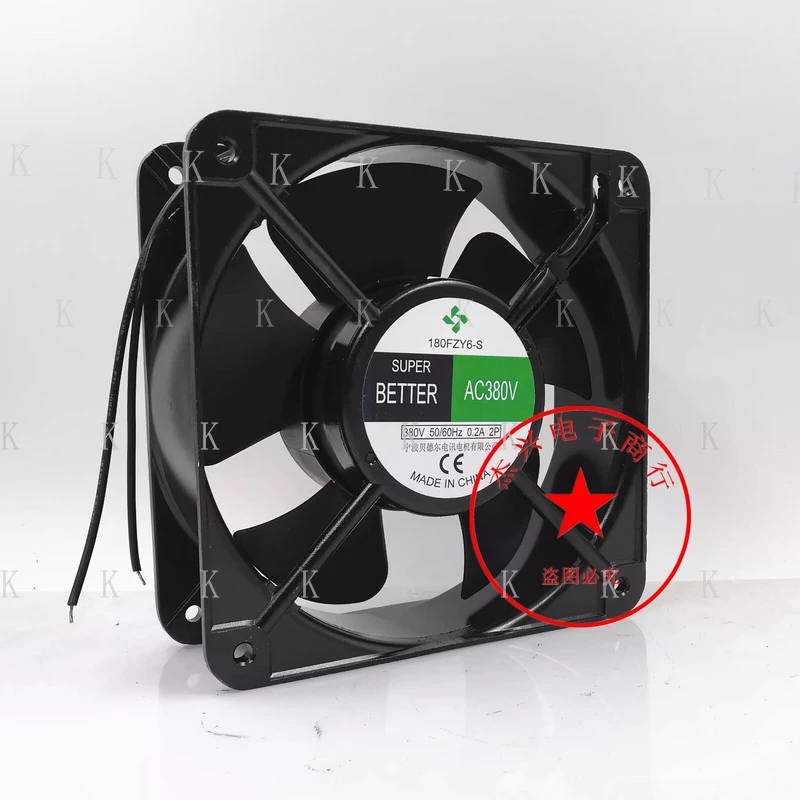 C  FOR 1PCS 180FZY6-S 380V 50/60HZ 0.2A 18CM Axial Mute Cooling Fan
