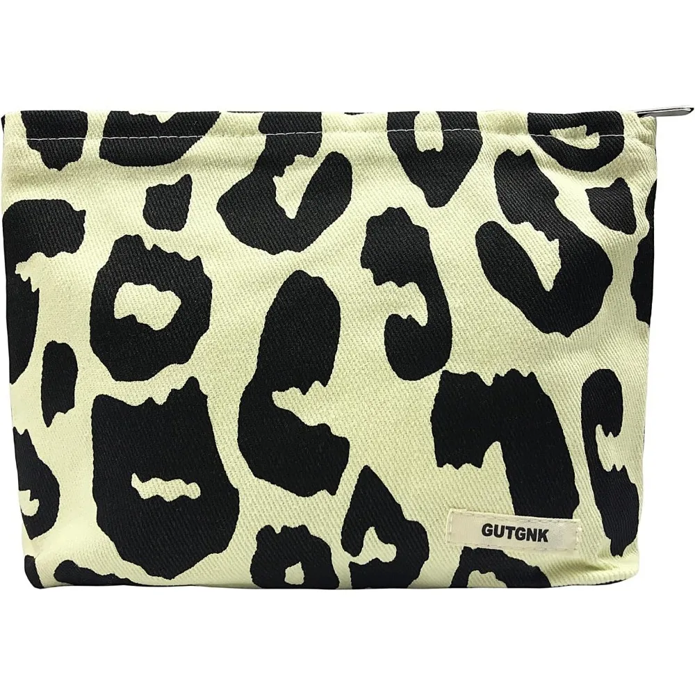 حقيبة مكياج للنساء - حقائب مستحضرات تجميل سروال قصير بتصميم جمالي للسيدات، مقلمة نسائية، مقلمة لطيفة على شكل وجه مبتسم #5