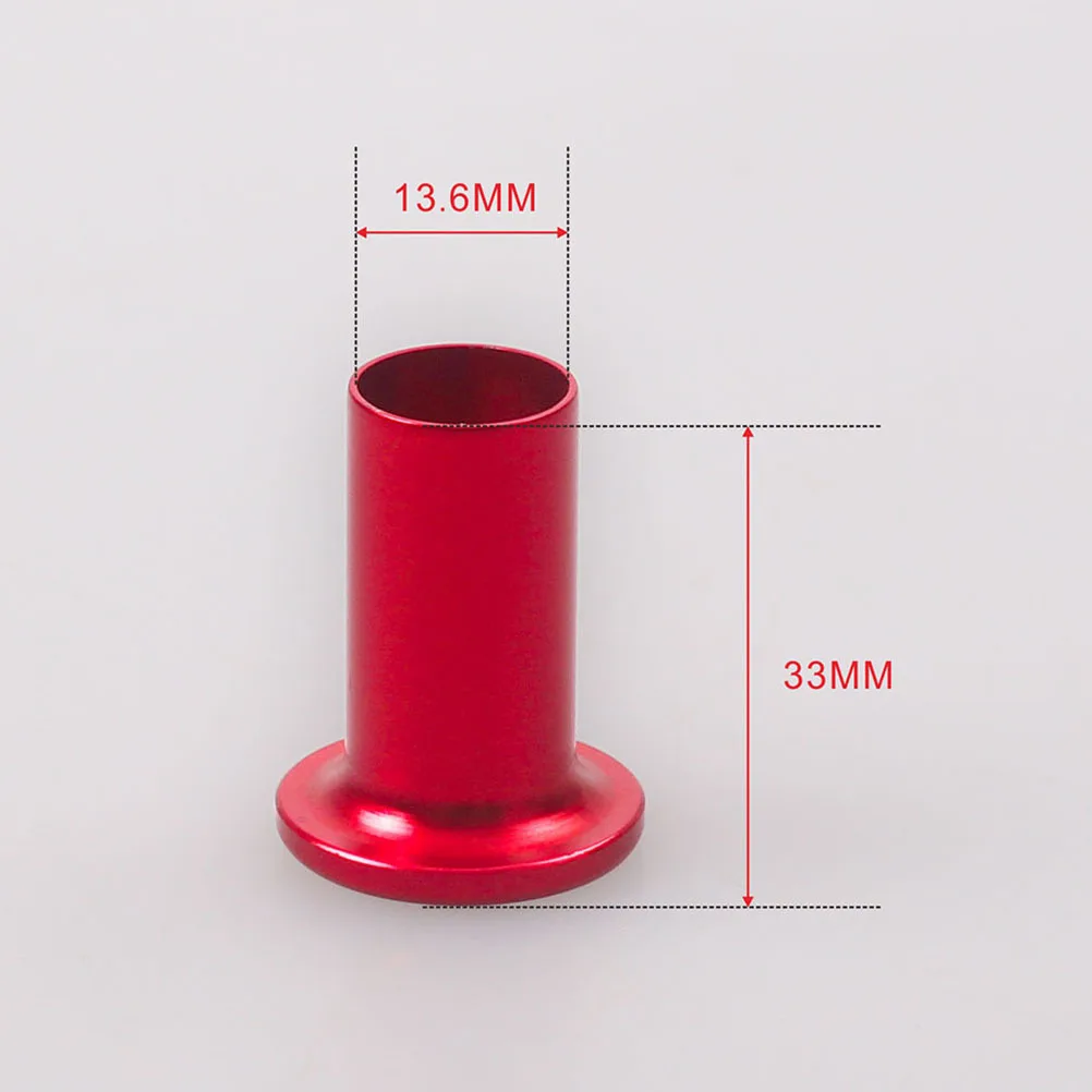 

Aluminum Alloy Universal Cover Replacement Red Durable Scratch Proof Car Hand Brake Grip Protector Stylish Auto