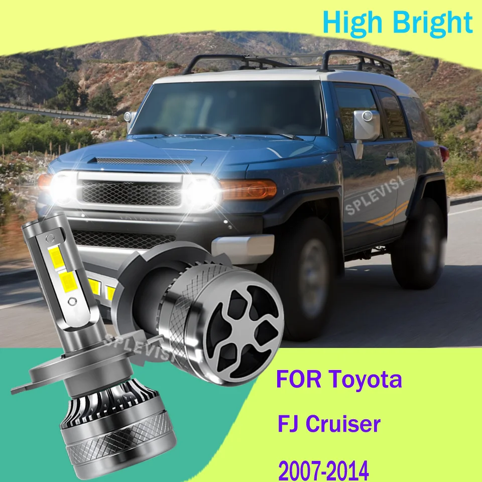 

Eco-Friendly led lights for car auto headlight headlamp Aluminum For Toyota FJ Cruiser 2007 2008 2009 2010 2011 2012 2013 2014