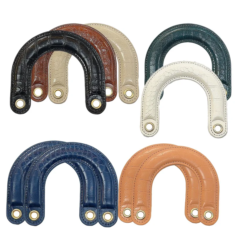 1PCS Bag Handles Detachable  PU Leather Handbag Short Bag Strap Handmade Purse Handles Replacement Belt DIY Accessories