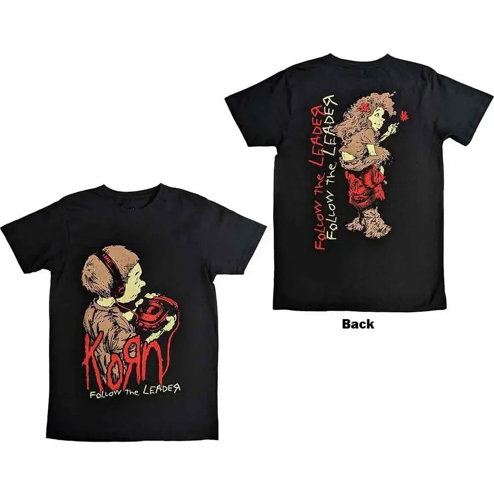 Korn Follow The Leader T-Shirt Black New