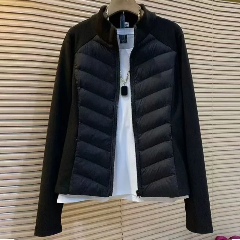 2025年新作 軽量薄手ダウンコットンコート レディース 防風 暖かい 秋冬 コットンジャケット 薄型デザイン アウトドア スポーツジャケット