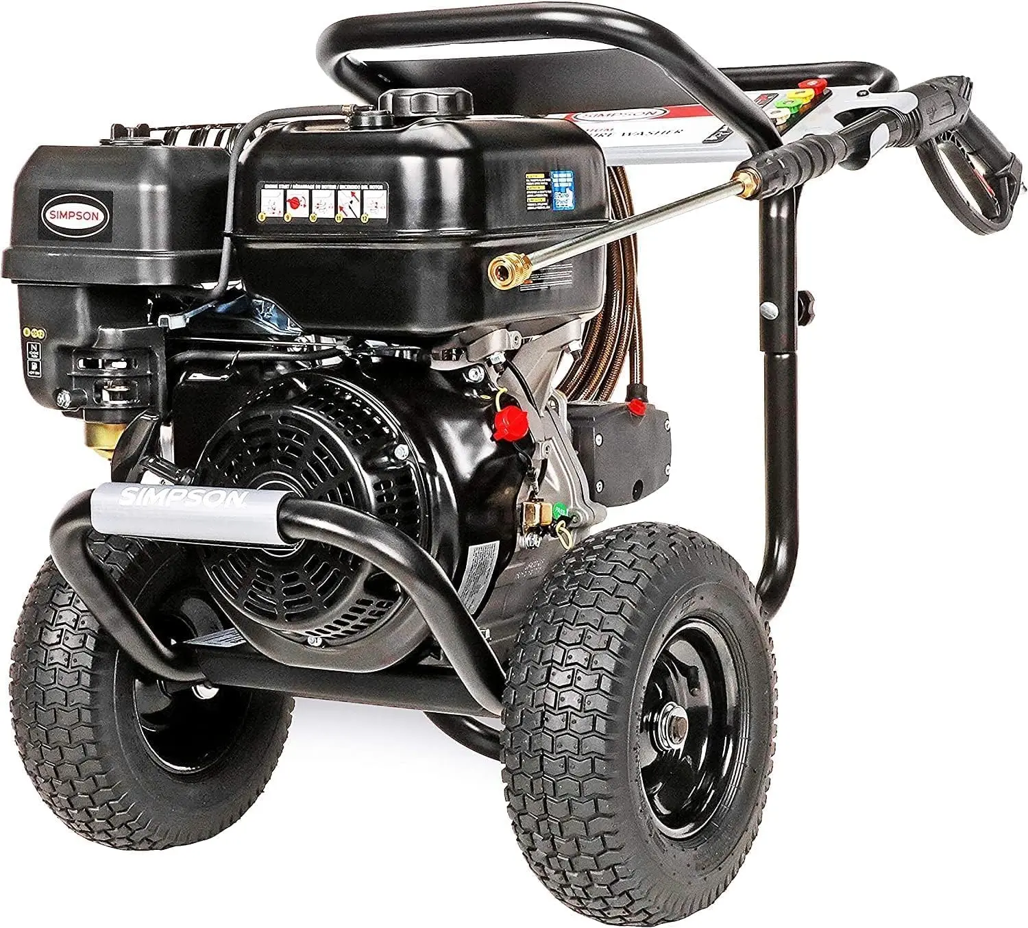 SIMPSON Cleaning PowerShot 4400 PSI Gas Pressure Washer, 4.0 GPM, CRX 420cc Engine, Includes Spray Gun and Extension Wand