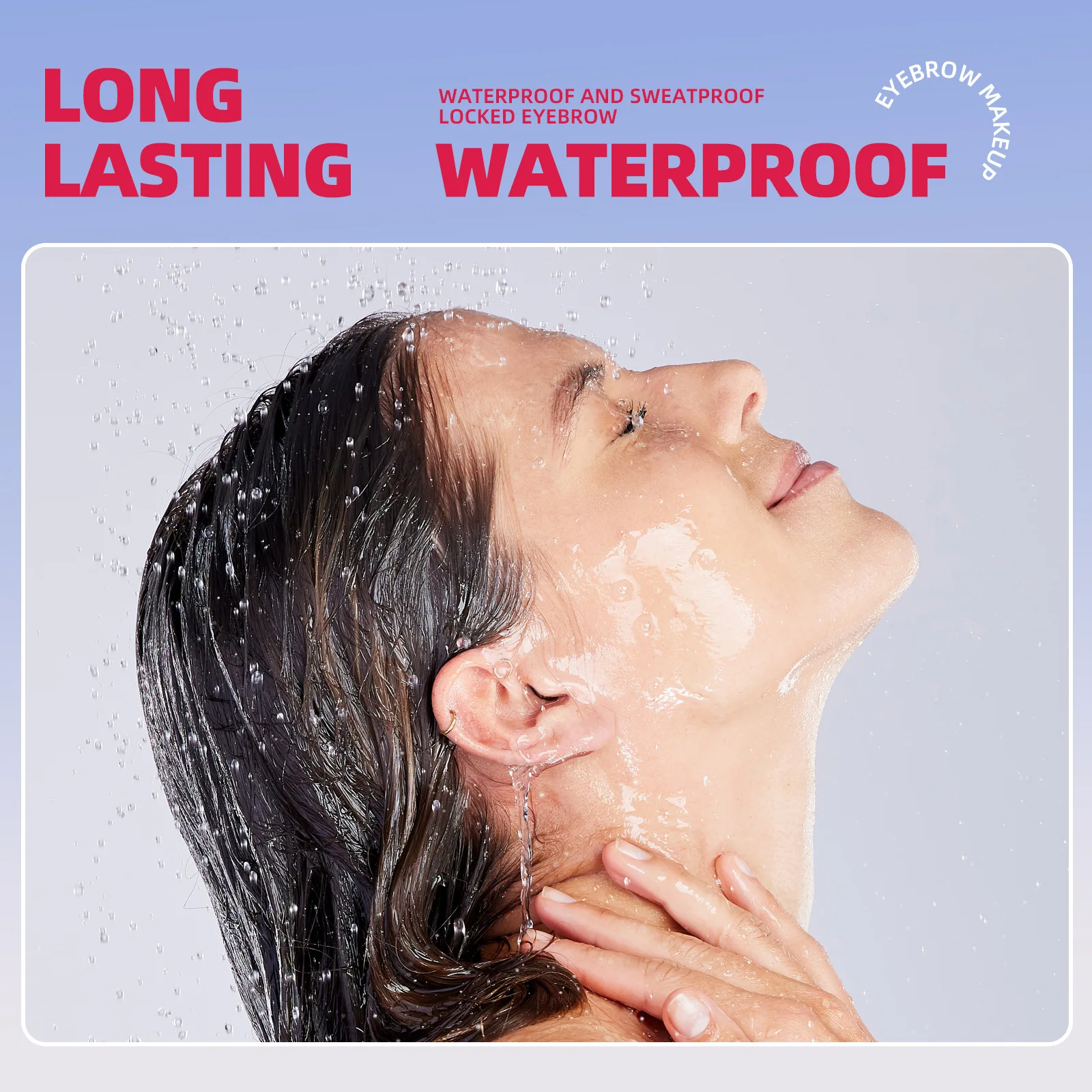 防水透明アイブロウジェルクリーム、長持ちナチュラルメイク、透明リキッドアイブロウペンシル、スタイリングクリーム化粧品