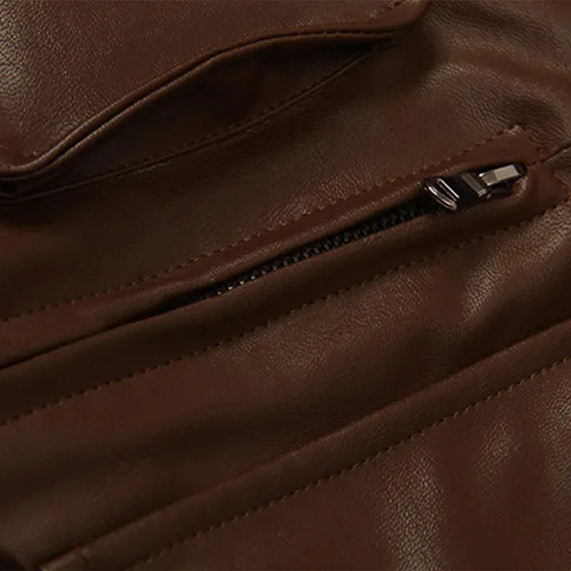 Kodiak Leon Kennedy cosplay jacket men costume game Resident 4 wherein Fantasia outfits casual PU leather coat man ha 2025 New