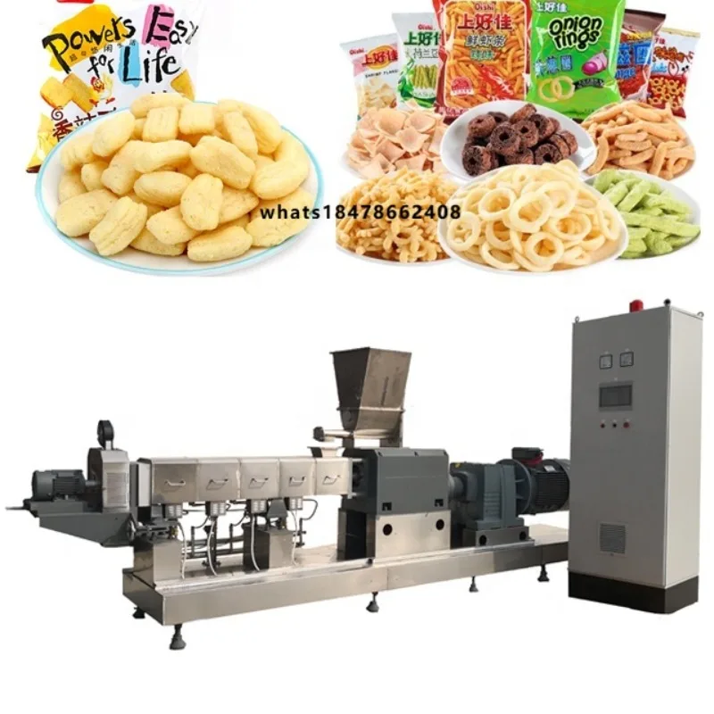 Snack Manufacturing Machine Biscuit and Corn Puff Production Line Puff Machinery Equipment