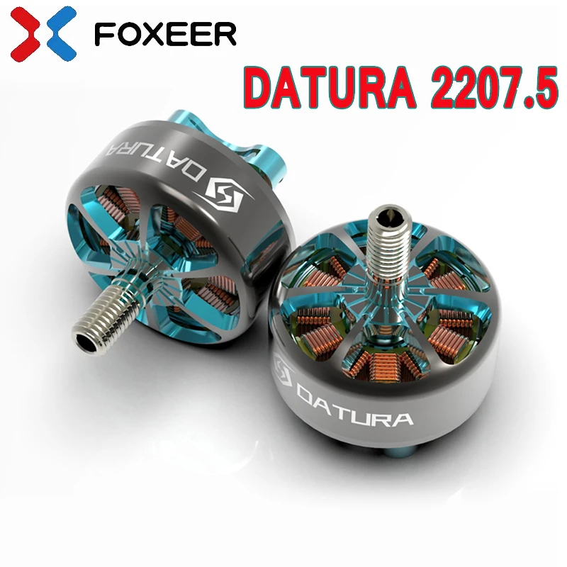 FOXEER DATURA 2207.5 2750KV 4S 1950KV 6S Brushless Motor With Aluminum Alloy Hollow Shaft  for RC FPV Drone