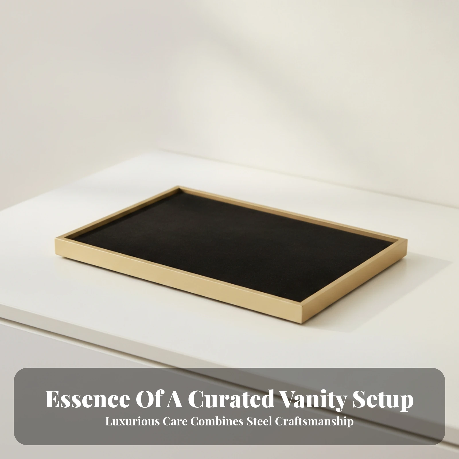 Jewelry Display Tray Elegant Jewelry Organizer Tray Stylish Modern for Jewelers, Vanity, Showcase