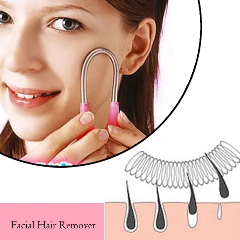 1Pc Ladies แบบพกพา Facial Hair Remover Sticks ด้วยตนเองฤดูใบไม้ผลิเครื่องกำจัดขน Stick Mini Beauty Hair Remover เครื่องมือ