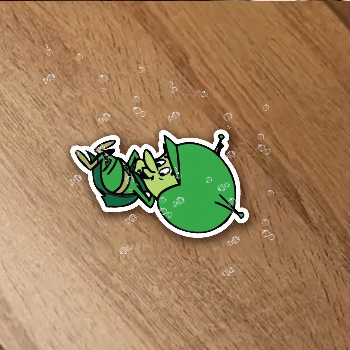 

1 шт., наклейки с изображением больших Гайвинil, самоклеящиеся наклейки одноразового использования неправильной формы