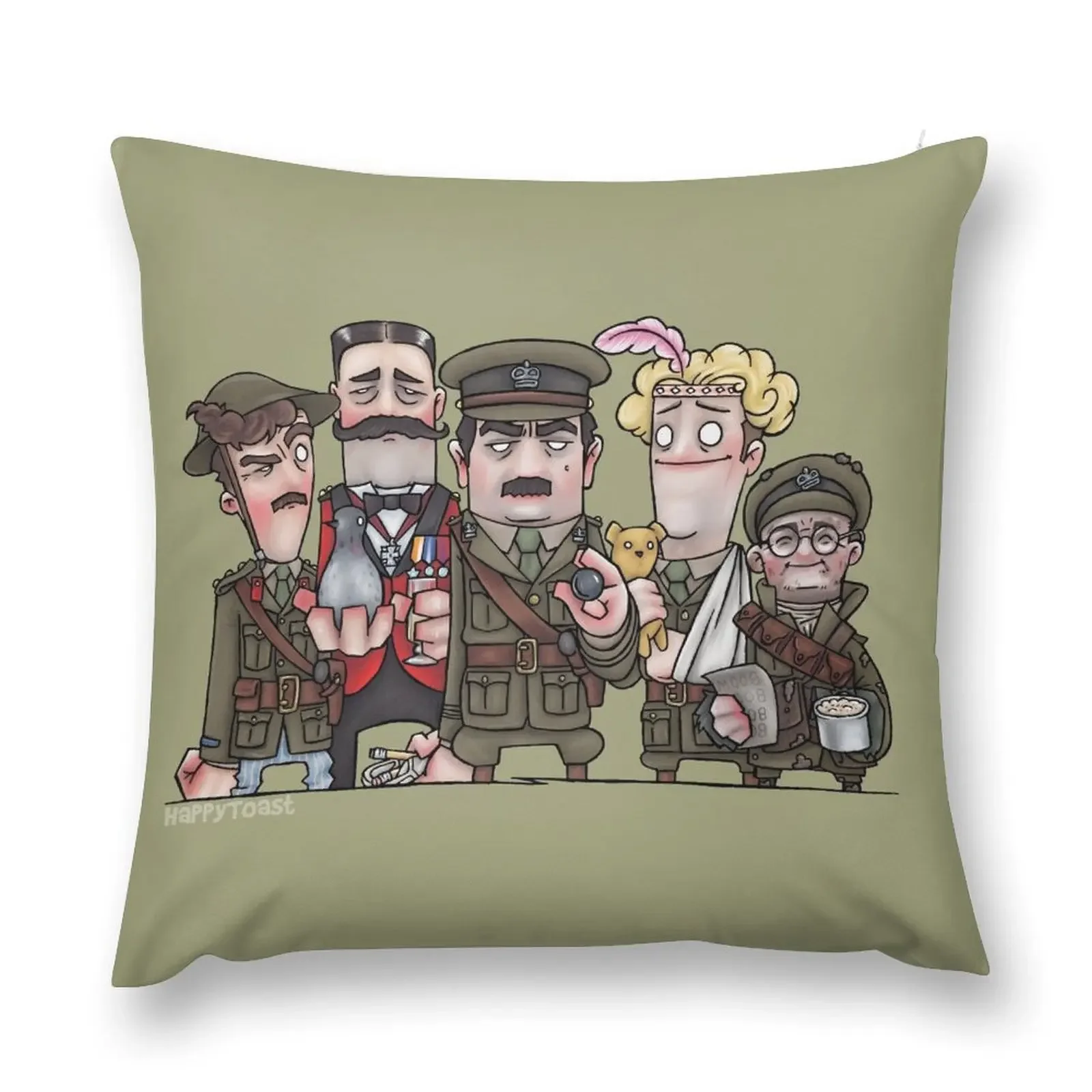 Blackadder goes Forth Throw Pillow christmas decorations 2025 Pillow Cover christmas supplies pillow