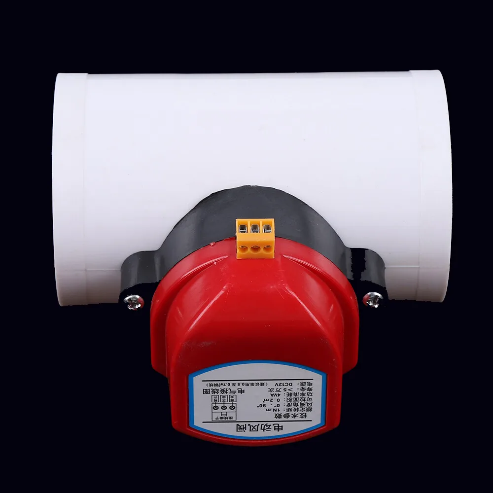 Plastic Air Damper Valve HVAC Electric Air Duct Motorized Damper For Ventilation