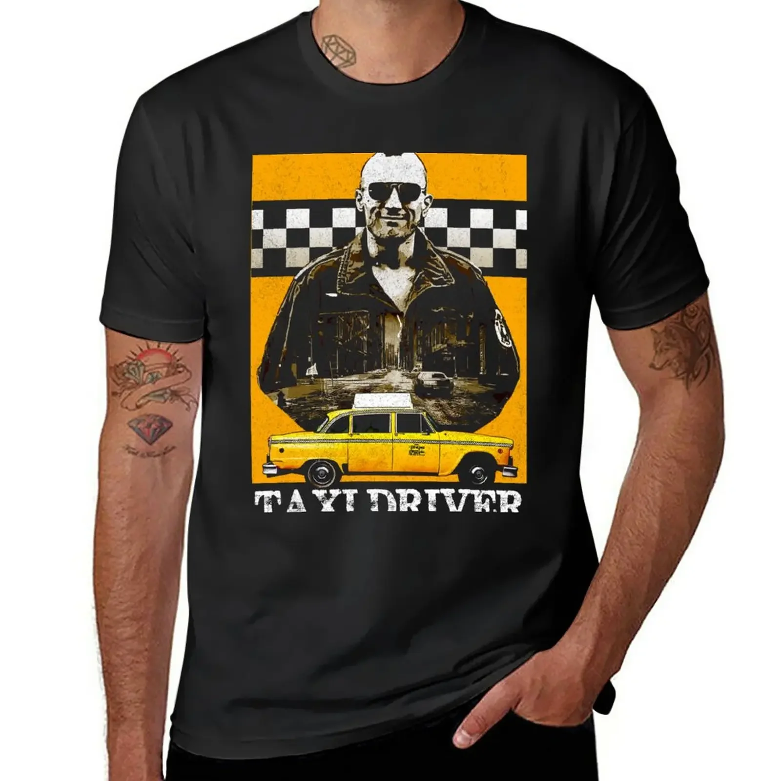 Summer clothes anime Aesthetic clothing mens graphic t-shirts big and tall Taxi Driver Travis Bickle New York Design T-Shirt NEW