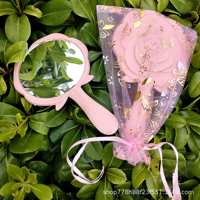 

2/4/6 set, Rose Design Mirror Bride Thank You Card Party Gift Bridesmaid gift for guests bridal party supplies