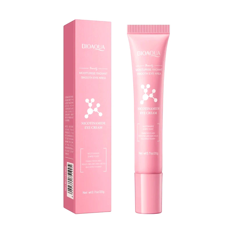 

1 шт. BIOAQUA Крем для глаз с ниацинамидом против темных кругов и мешков под глазами, антивозрастной, отбеливающий, увлажняющий уход за кожей вокруг глаз