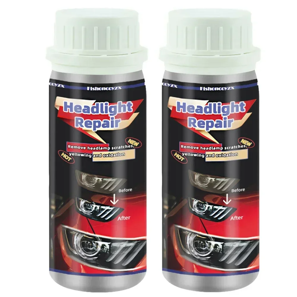 

Polish Headlight Chemical Polishing Kit Headlight Liquid 100ml Polymer Repair Fluid The Headlights Car Headlight Restoration Kit