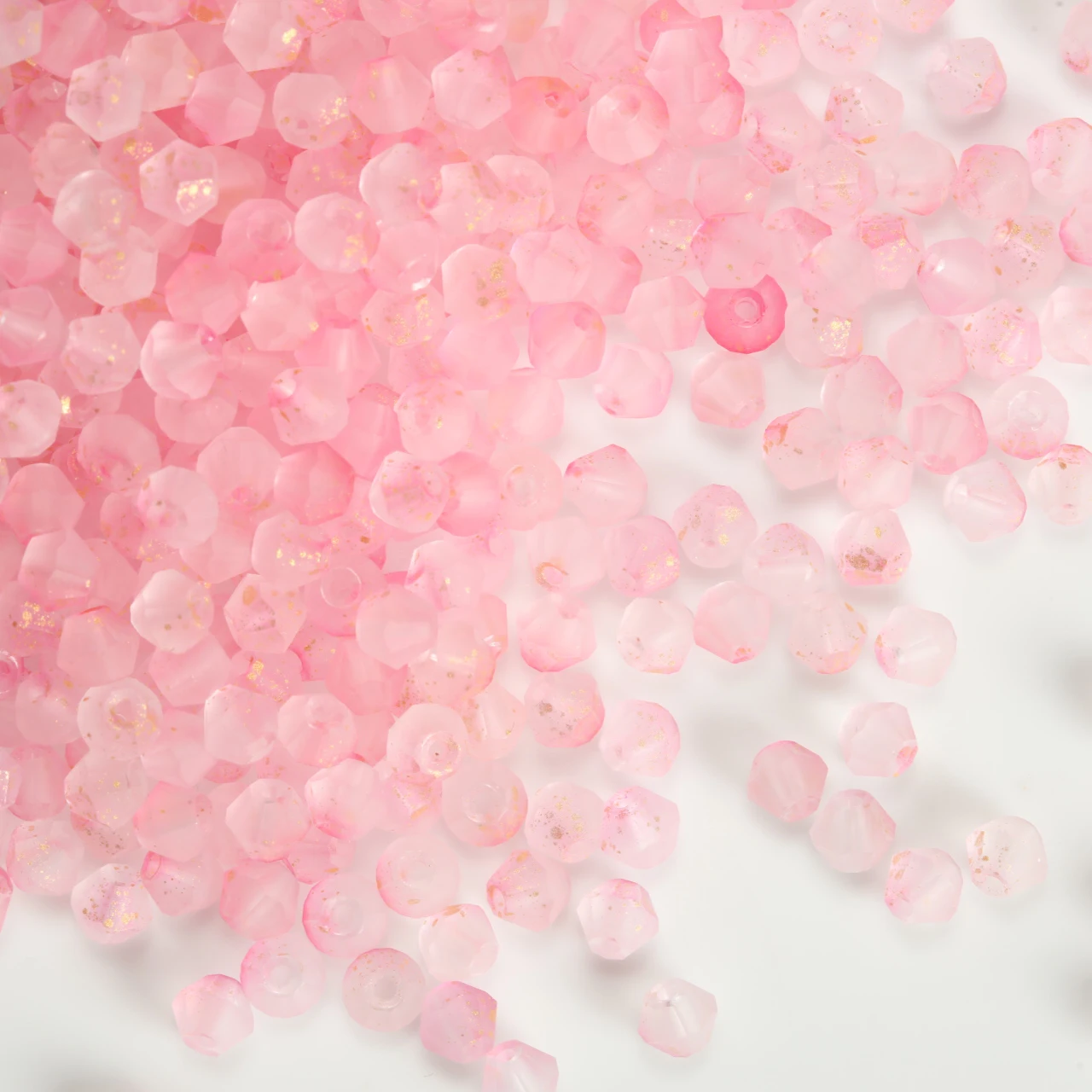 1200pcs 4mm Transparent Frosted Glass Beads Loose Seed Beads for Needlework Jewelry Making DIY Sewing Accessories