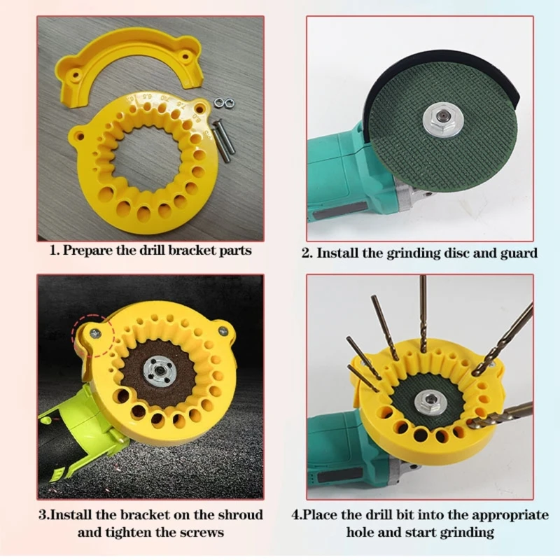 Dispositivo moagem broca bits 20 orifícios Plastic Operations Simples Drill Sharpner Tool 3.5-12,5mm para restauração