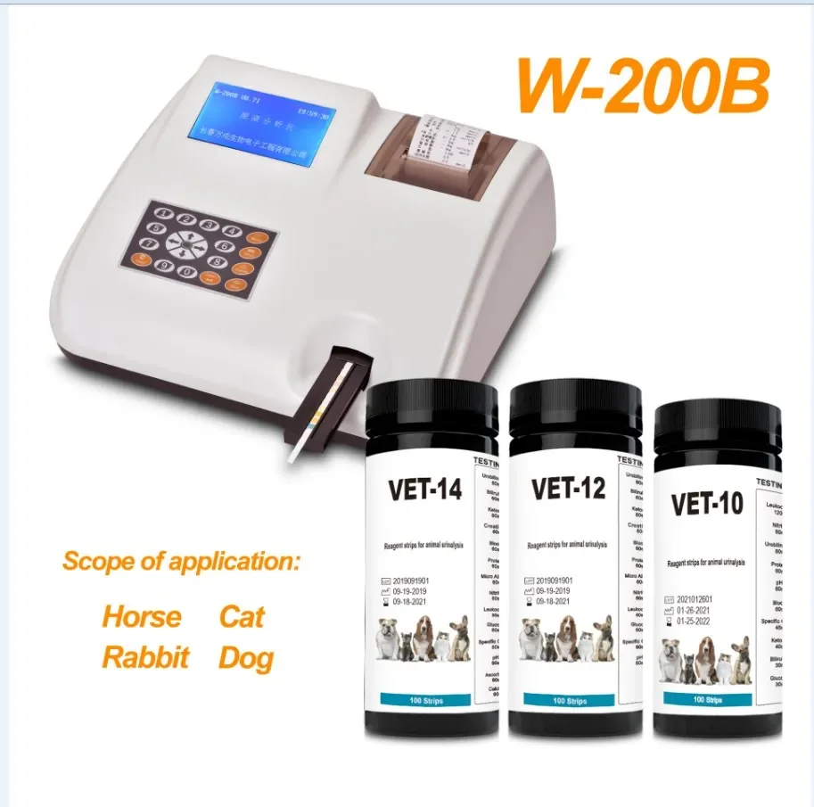 Semi-Automatic W-200B Urinalysis Machine Urine Analyzer Test 10&14 Parameters