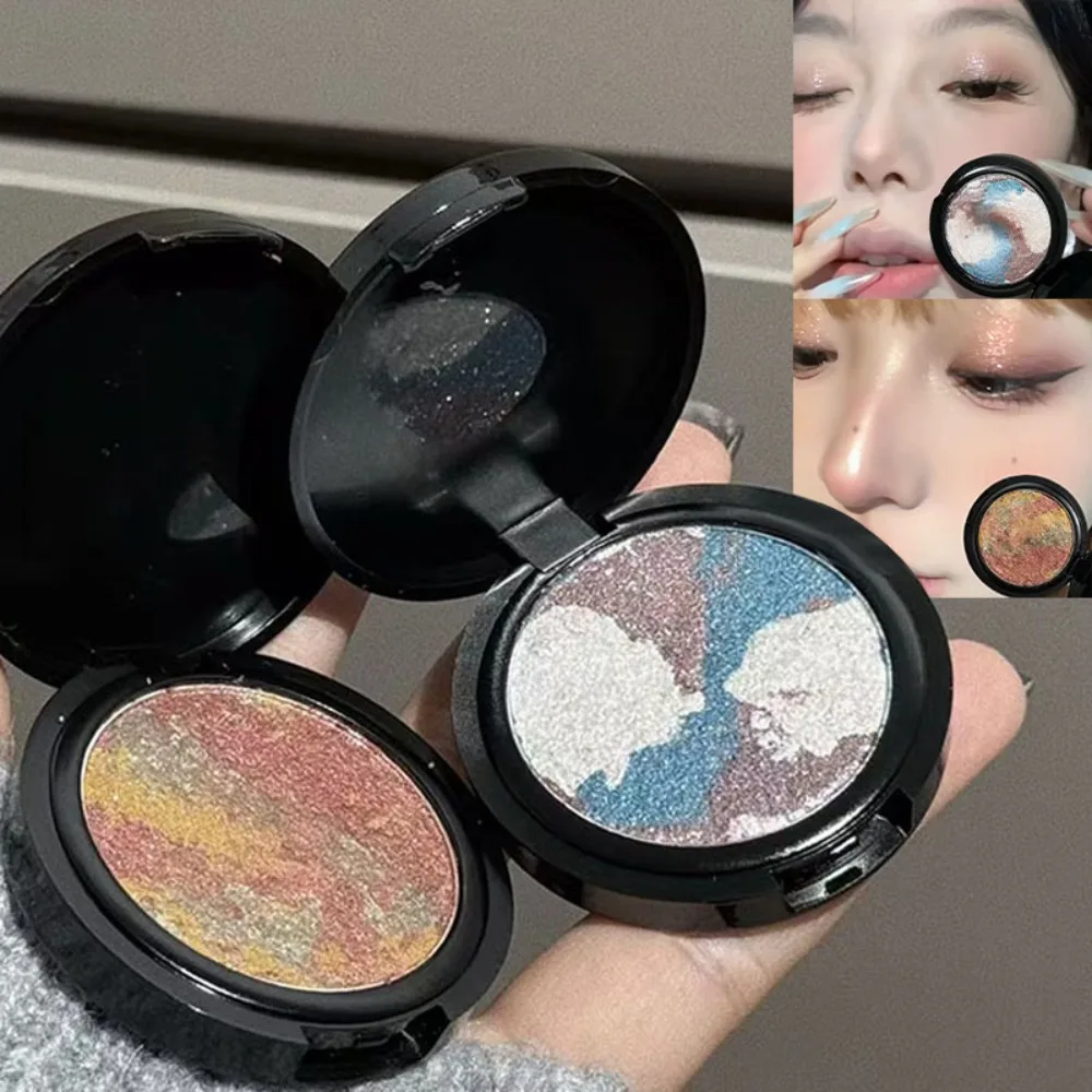 Olieverfschilderij Oogschaduw Veelkleurig mengselpalet Shimmer Highlighter Blue Earth Tone Sparkle Chameleon Charmante oogmake-up