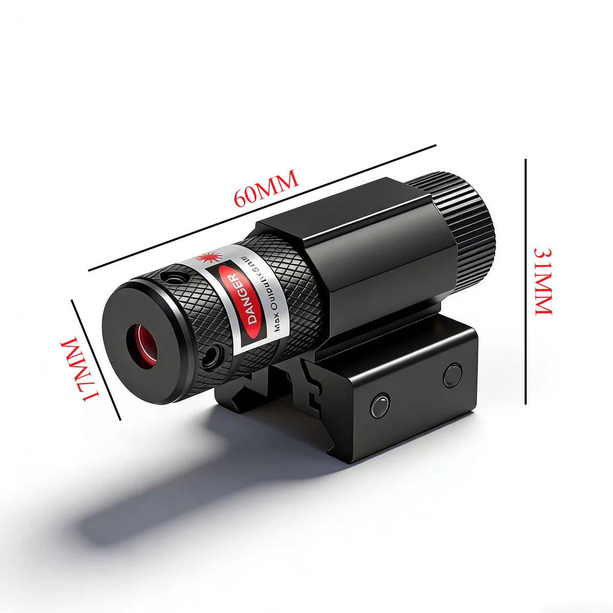 Tactical Infrared Distance Meter Red Laser Sight with 11mm/20mm Rail Mount Red Dot Laser Pointer Accessories Test Tool